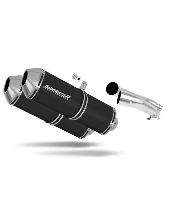 Silencieux slip-on Dominator OVR Noir pour Honda CBF 1000 2006-2009, vue 1