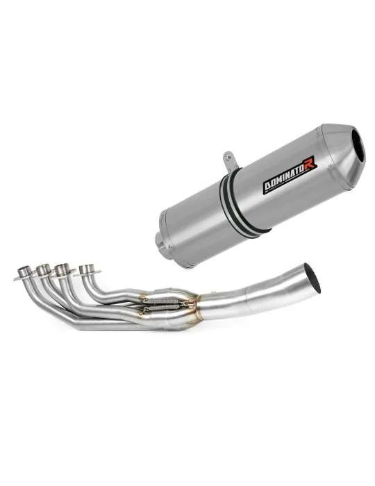 Ligne d'échappement complète inox Dominator OVR pour BMW K1200RS 2001-2003, vue 1