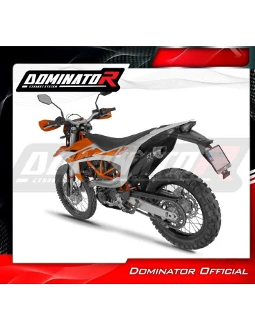 Ligne d'échappement complète inox Dominator GPF Noir pour KTM 690 Smc-r (2026)