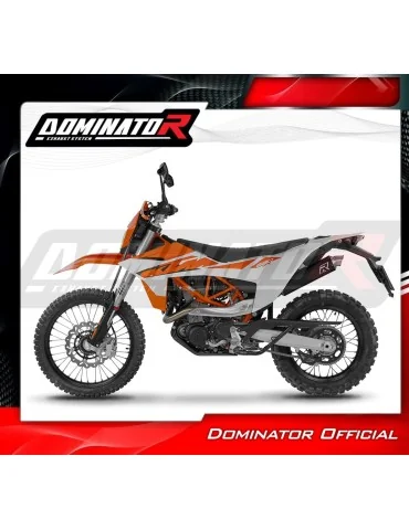 Ligne d'échappement complète inox Dominator GPF Noir pour KTM 690 Enduro R (2026)