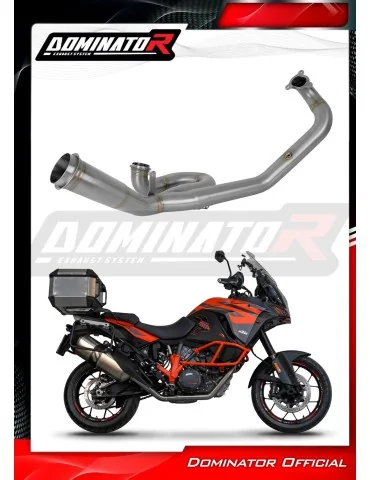 Tube central de liaison inox Dominator pour KTM 1190 Adventure / R (2013-2016)