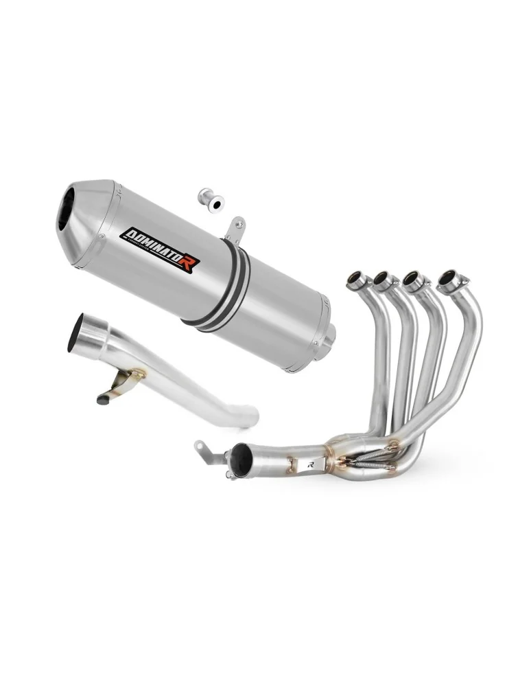 Ligne d'échappement complète inox Dominator OVR pour Suzuki GSF 650 Bandit N / S (2005-2006)