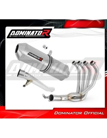 Ligne d'échappement complète inox Dominator OVR pour Suzuki GSF 650 Bandit N / S (2005-2006)