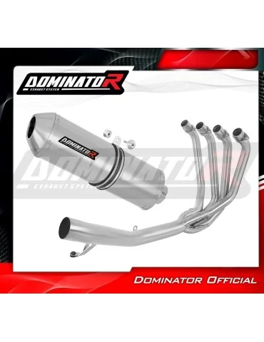 Ligne d'échappement complète inox Dominator OVR pour Suzuki GSF 650 Bandit N / S (2007-2016)