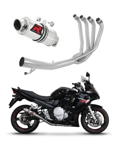 Ligne d'échappement complète inox Dominator GP1 pour Suzuki GSXF 650 (2007-2016)