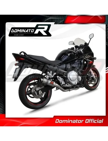 Ligne d'échappement complète inox Dominator GP1 pour Suzuki GSXF 650 (2007-2016)