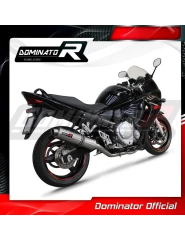 Ligne d'échappement complète inox Dominator ST pour Suzuki GSXF 650 (2007-2016)