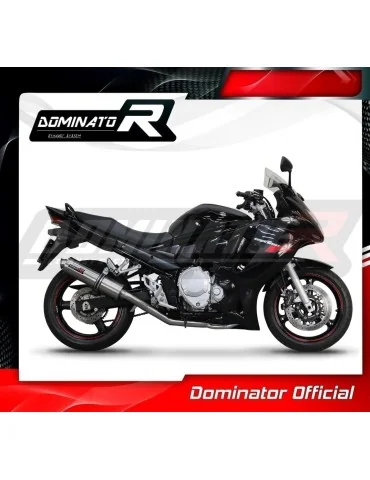Ligne d'échappement complète inox Dominator ST pour Suzuki GSXF 650 (2007-2016)
