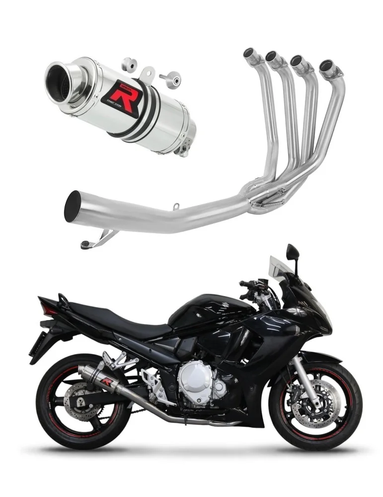Ligne d'échappement complète inox Dominator GP1 pour Suzuki GSX 1250 FA (2010-2016)