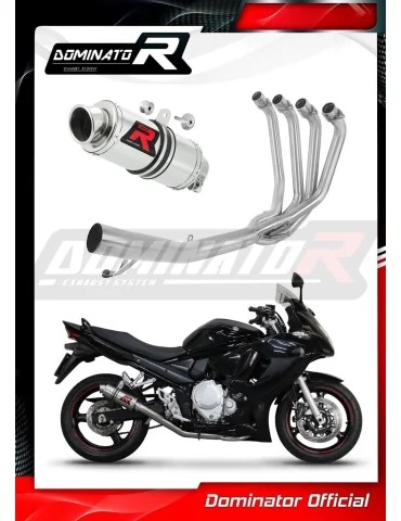 Ligne d'échappement complète inox Dominator GP1 pour Suzuki GSX 1250 FA (2010-2016)