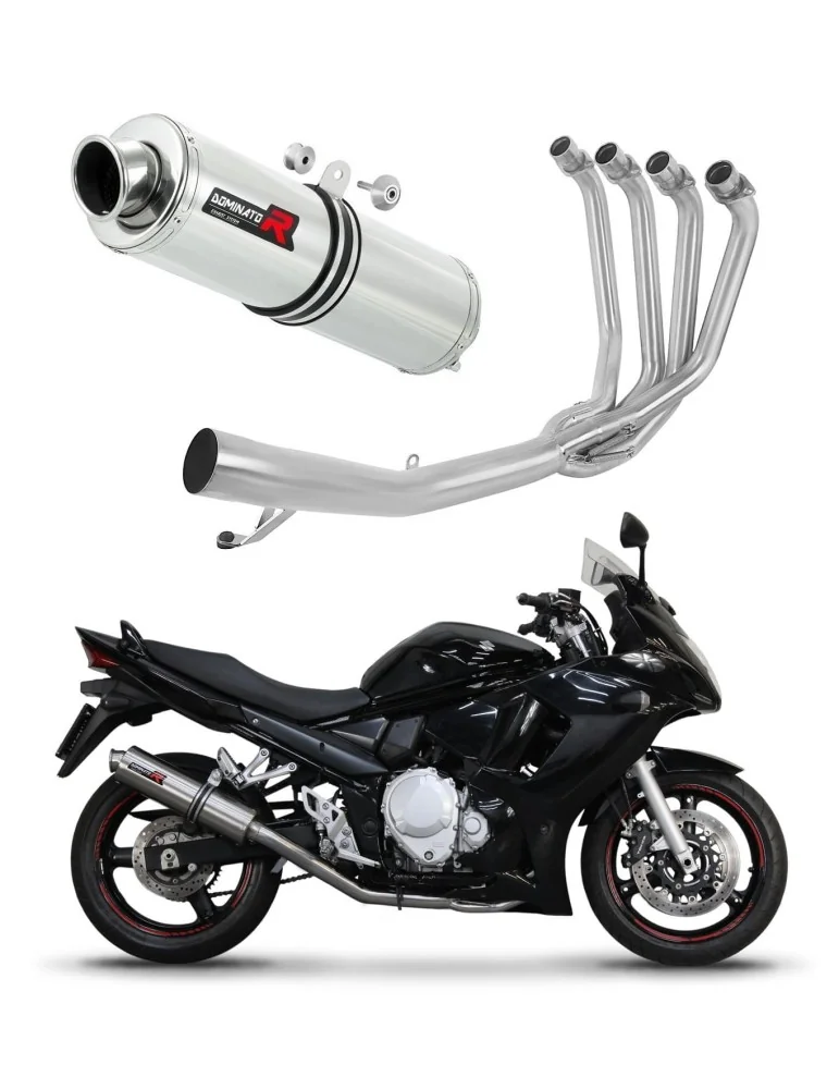 Ligne d'échappement complète inox Dominator ST pour Suzuki GSX 1250 FA (2010-2016)