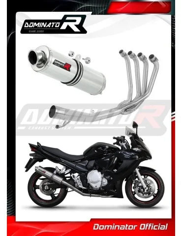 Ligne d'échappement complète inox Dominator ST pour Suzuki GSX 1250 FA (2010-2016)