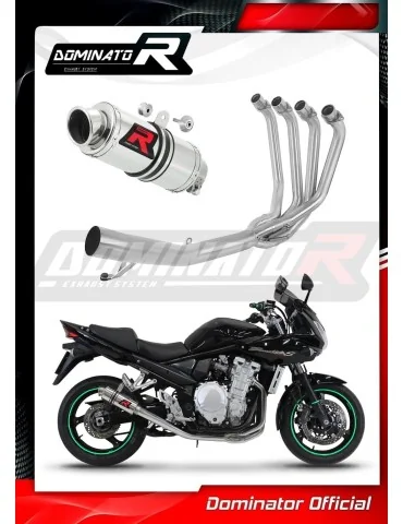Ligne d'échappement complète inox Dominator GP1 pour Suzuki GSF 1250 N / S Bandit (2007-2016)