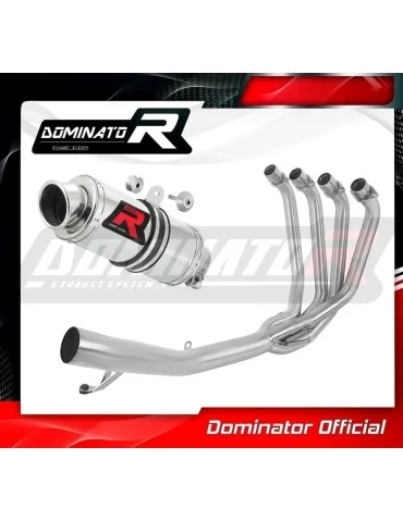 Ligne d'échappement complète inox Dominator GP1 pour Suzuki GSF 1250 N / S Bandit (2007-2016)