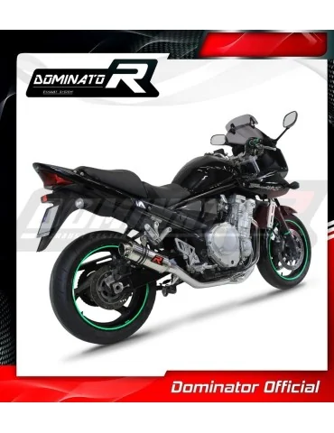 Ligne d'échappement complète inox Dominator GP1 pour Suzuki GSF 1250 N / S Bandit (2007-2016)
