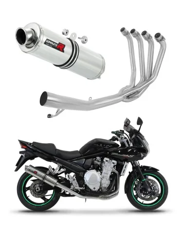 Ligne d'échappement complète inox Dominator ST pour Suzuki GSF 1250 N / S Bandit (2007-2016)