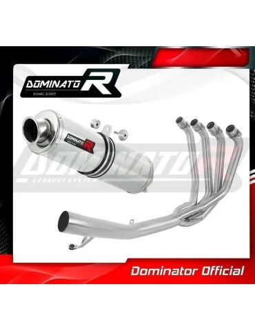 Ligne d'échappement complète inox Dominator ST pour Suzuki GSF 1250 N / S Bandit (2007-2016)