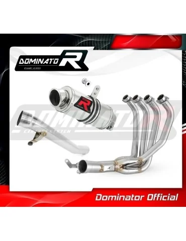 Ligne d'échappement complète inox Dominator GP1 pour Suzuki GSF 650 Bandit N / S (2005-2006)