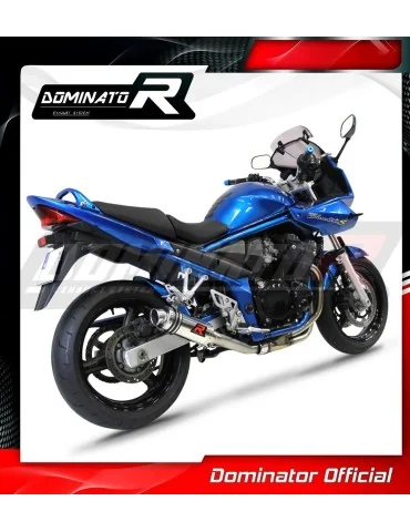 Ligne d'échappement complète inox Dominator GP1 pour Suzuki GSF 650 Bandit N / S (2005-2006)