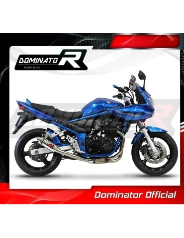 Ligne d'échappement complète inox Dominator GP1 pour Suzuki GSF 650 Bandit N / S (2005-2006)