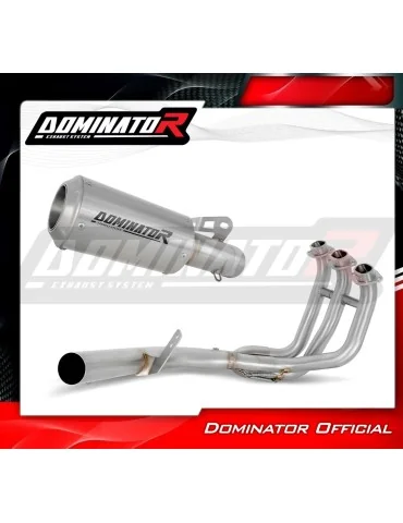 Ligne d'échappement complète inox Dominator GPS pour Triumph Street Triple 765 S / R / RS (2023-2024)