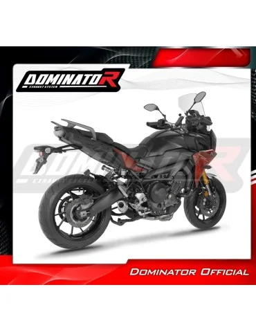 Ligne d'échappement complète inox Dominator S3 Noir pour Yamaha MT 09 Tracer 900 / GT (2015-2020)