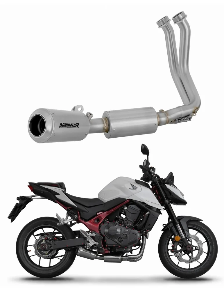 Ligne d'échappement complète inox Dominator GPS pour Honda CB 750 Hornet (2024-2025)