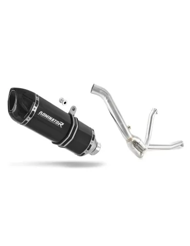 Silencieux slip-on Dominator HP1 Noir pour Suzuki DL 650 V Strom / XT (2012-2016)