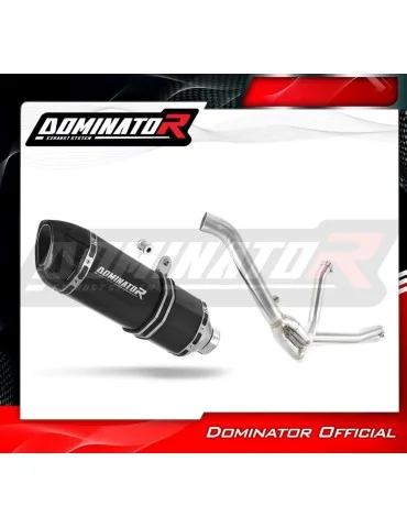 Silencieux slip-on Dominator HP1 Noir pour Suzuki DL 650 V Strom / XT (2012-2016)