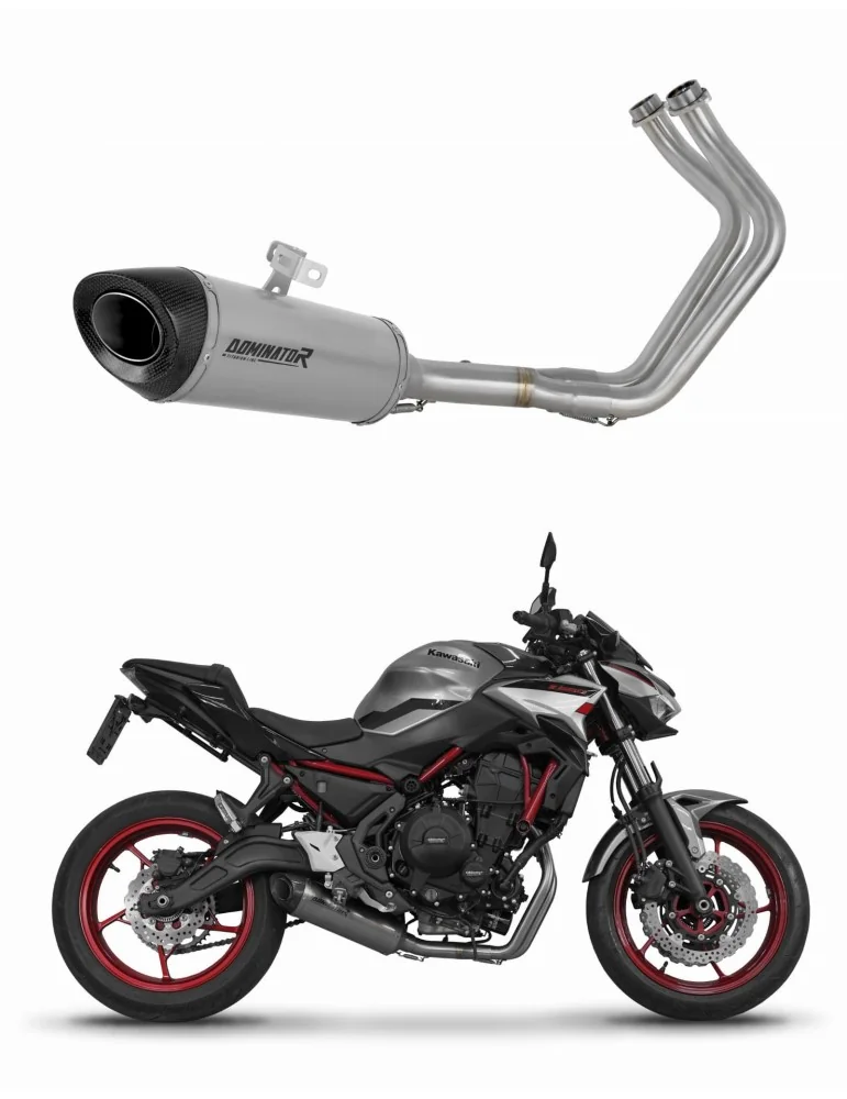 Ligne d'échappement complète Dominator HP8 Titane pour Kawasaki Ninja 650 (2023-2026)