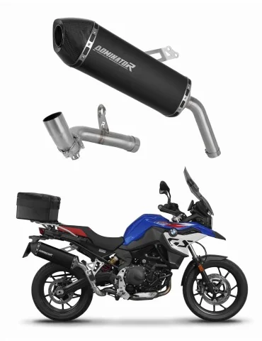 Silencieux slip-on Dominator HP7 Noir pour BMW F850GS (2016-2020)