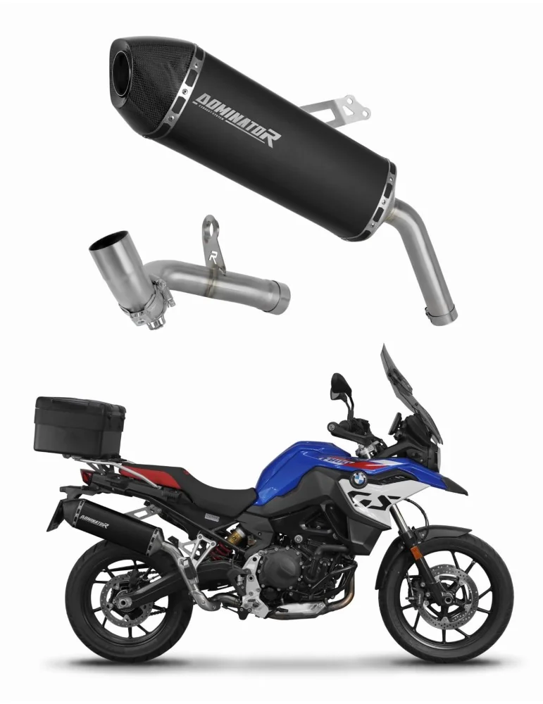 Silencieux slip-on Dominator HP7 Noir pour BMW F900GS Adventure (2024)