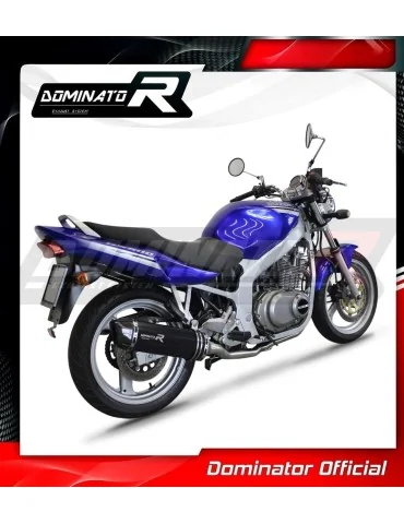 Ligne d'échappement complète inox Dominator HP1 Noir pour Suzuki GS 500F (2004-2014)