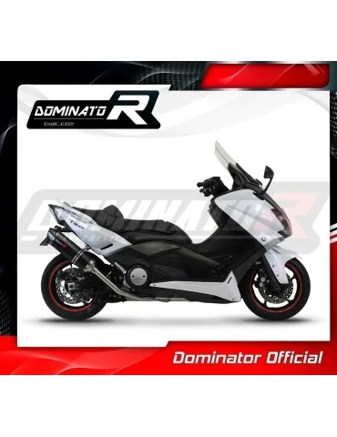 Ligne d'échappement complète inox Dominator HP1 Noir pour Yamaha XP 530 T-max (2012-2016)