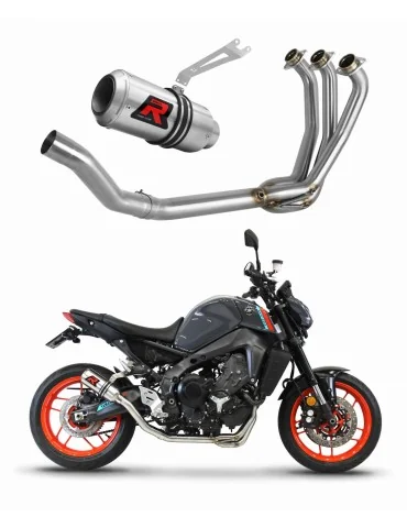 Ligne d'échappement complète inox Dominator GP pour Yamaha MT 09 (2021-2023)
