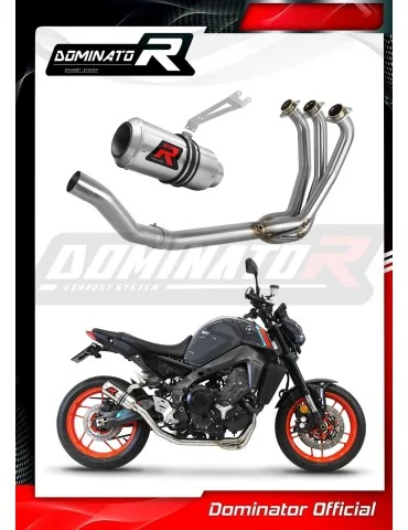 Ligne d'échappement complète inox Dominator GP pour Yamaha MT 09 (2021-2023)
