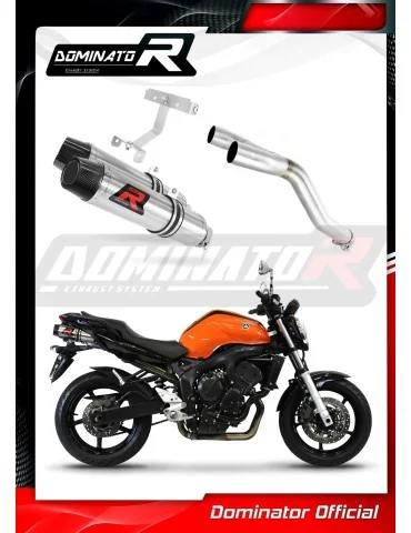 Silencieux slip-on Dominator HP3 pour Yamaha FZ6 Fazer 600 S2 (2006-2010)