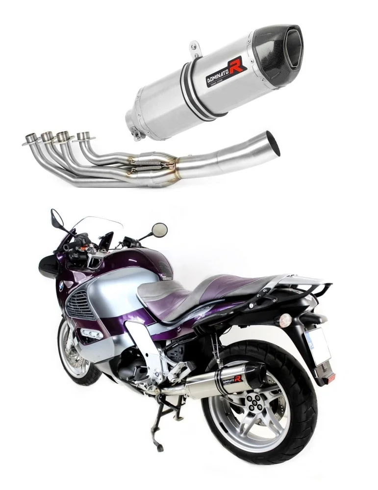 Ligne d'échappement complète inox Dominator HP1 pour BMW K1200RS (1997-2000)