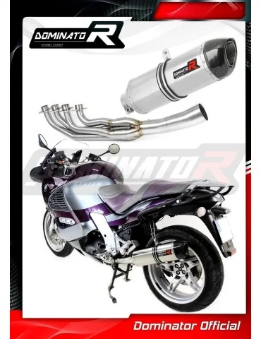 Ligne d'échappement complète inox Dominator HP1 pour BMW K1200RS (1997-2000)