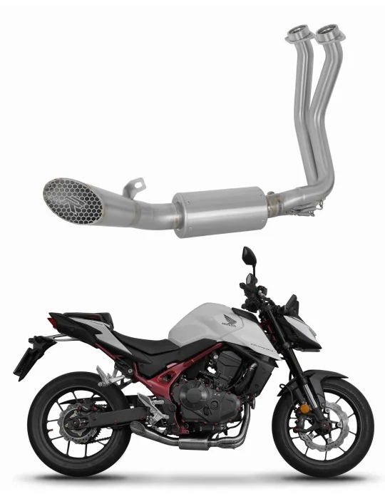 Ligne d'échappement complète inox Dominator GP3 pour Honda CB 750 Hornet 2023, vue 1