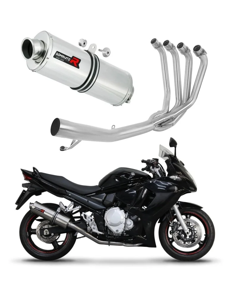 Ligne d'échappement complète inox Dominator OV pour Suzuki GSX 1250 FA (2010-2016)