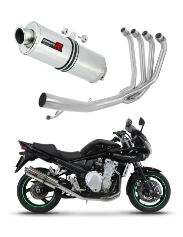 Ligne d'échappement complète inox Dominator OV pour Suzuki GSF 650 Bandit N / S (2007-2016)