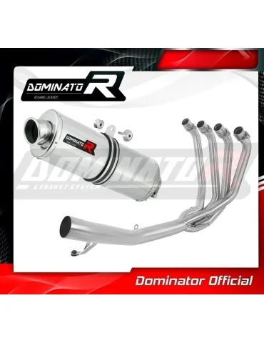 Ligne d'échappement complète inox Dominator OV pour Suzuki GSF 650 Bandit N / S (2007-2016)