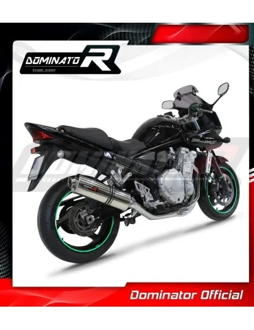 Ligne d'échappement complète inox Dominator OV pour Suzuki GSF 650 Bandit N / S (2007-2016)