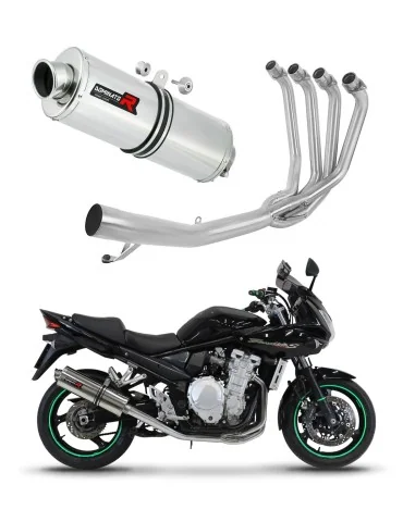 Ligne d'échappement complète inox Dominator OV pour Suzuki GSF 1250 N / S Bandit (2007-2016)