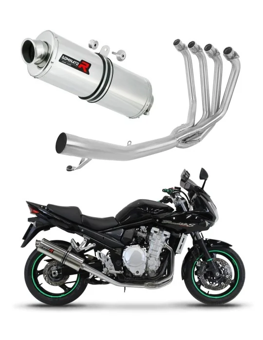 Ligne d'échappement complète inox Dominator OV pour Suzuki GSF 1250 N / S Bandit 2007-2016, vue 1