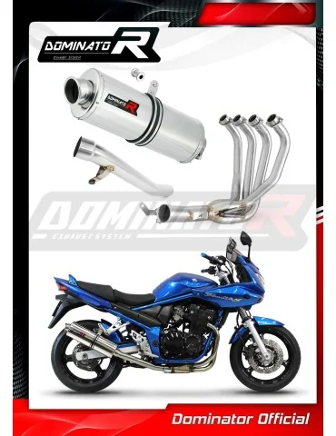 Ligne d'échappement complète inox Dominator OV pour Suzuki GSF 650 Bandit N / S (2005-2006)