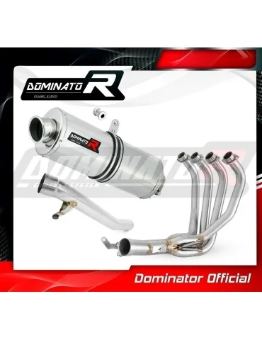 Ligne d'échappement complète inox Dominator OV pour Suzuki GSF 650 Bandit N / S (2005-2006)