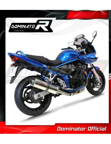 Ligne d'échappement complète inox Dominator OV pour Suzuki GSF 650 Bandit N / S (2005-2006)