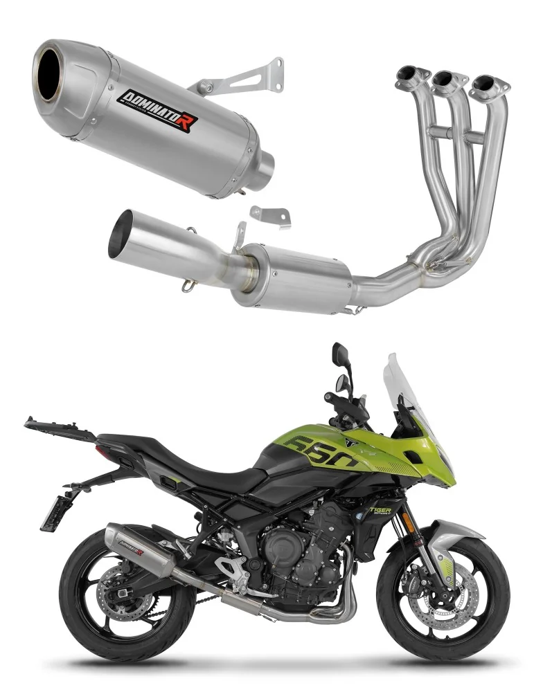Ligne d'échappement complète inox Dominator S6 pour Triumph Tiger Sport 660 (2025-2026)
